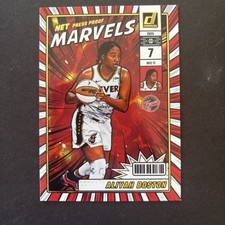 2025 Panini Donruss WNBA - Net Marvels Aliyah Boston #10 Press Proof