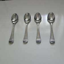Emirates Airlines First Class Edelstahl L&ouml;ffel Besteck Set x4 gebraucht gut