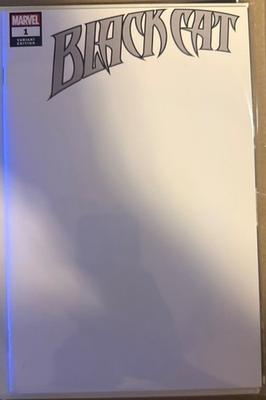 #ad BLACK CAT #1 2019 BLANK SKETCH VARIANT J SCOTT CAMPBELL MARVEL COMICS NM $55.00