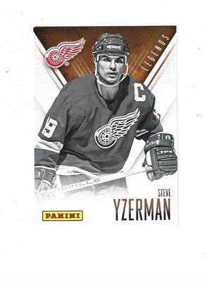 2014 Panini Father's Day Legends #1 Steve Yzerman HK  DETROIT RED WINGS