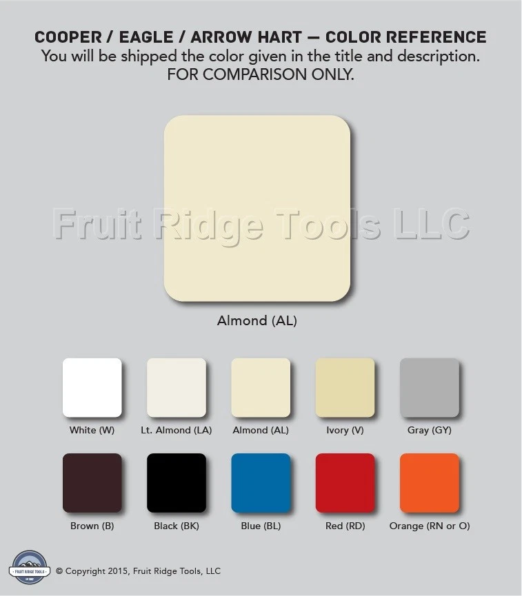 Interruptor giratorio de 3 velocidades de control de ventilador de techo Cooper Almond 1,5 A 120 V RFS15-A-K Foto 3 de 4