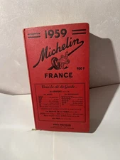 1959 LIVRE Ancien GUIDE MICHELIN 1959  ANCIEN COLLECTION PNEU PILOTE Bibendum