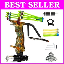 Professional Stainless Hunting Slingshot with Laser Reticle