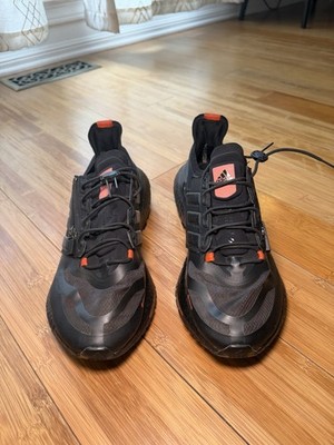 adidas UltraBoost Gore-Tex Black/Orange Men's Lace-Up Running Sneakers 2022 8.5
