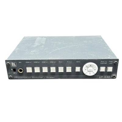 Kramer VP-440 (kompakter 6-Eingang Präsentationsumschalter/Scaler mit HDBaseT...
