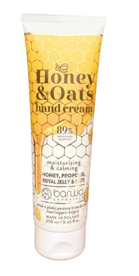 BARWA Cosmetics Hand Cream Honey, Propolis, Royal Jelly Oats Moisturizing & Calm