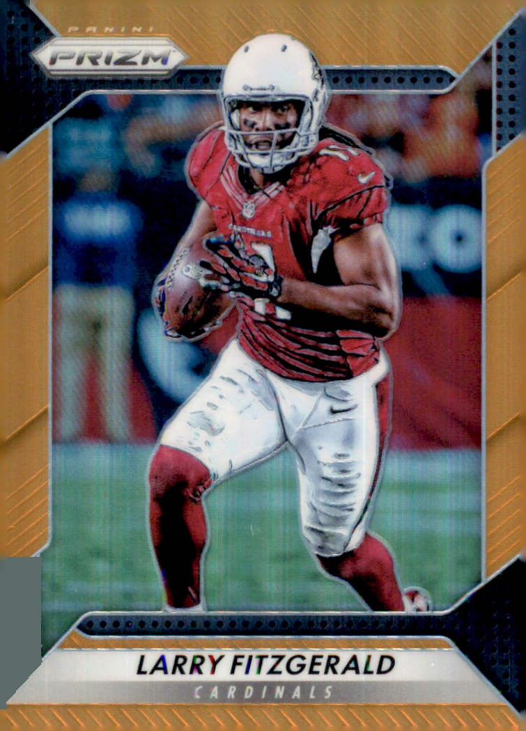 2016 Panini Prizm #63 Larry Fitzgerald Orange #/299