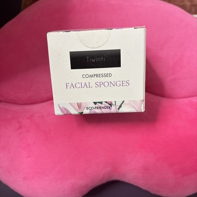 60 Count Compressed Facial Sponges for Cleansing,Daily Face Washing, Exfoliating