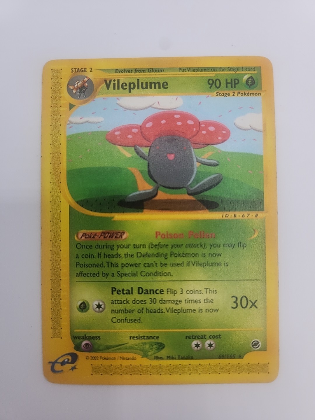 Pokémon Vileplume Expedition Card 69/165 Regular Rare