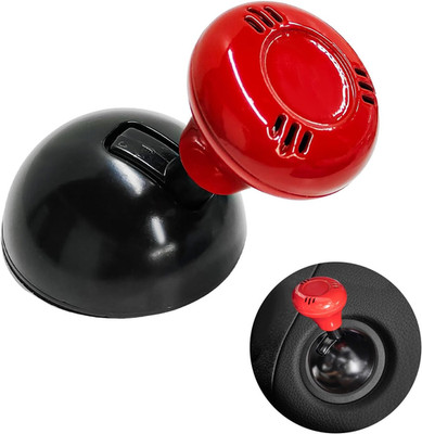 Joystick Car Push Start Button Cover, Metal Joystick Engine Push to Start -RedV