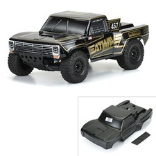 Pro-line Racing Pre-cut 1967 Ford F-100 Black Body For Sc Pro355118 Cartruck