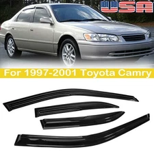 For 1997-2001 Toyota Camry Window Visors Vent Sun Shade Rain Guards Imcnxalqpjkw