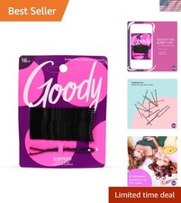 16 Ct SlideProof XXL Bobby Pins - Comfortable Hair Accessory for Men  Women