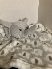 Baby Luxe Gray Elephant Soft Plush Lovey Security NWOT