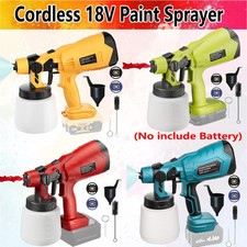 Electric Paint Sprayer Cordless Spray Gun For DeWalt /Ryobi / Makita 18V Battery