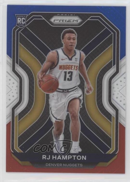 2020-21 Panini Prizm Red White & Blue Prizm RJ Hampton #286 06dd