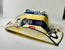 Coors Cowboy Funny Party Hat Beer Box Cardboard One Size Adult Made in USA