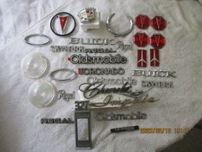 Mixed Lot Of Nos And Used Emblems And Parts Lot Olds Buickford Cadillac