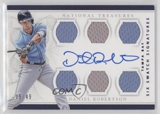 2016 Panini National Treasures Purple 5/49 Daniel Robertson #SSS-DR Auto 1u6