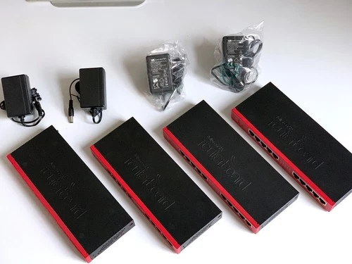 4x Mikrotik RB2011iL-IN - 10Port Router * PoE out * Ros 17.20.x * NEU