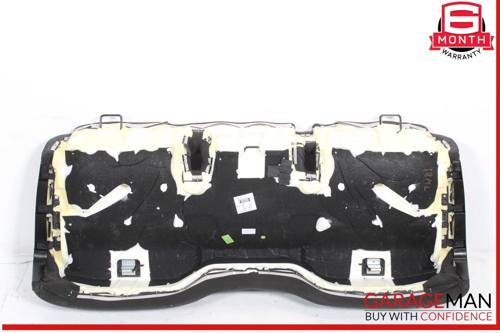 17-22 Maserati Levante M161 Rear Seat Cushion Lower Bottom Black OEM