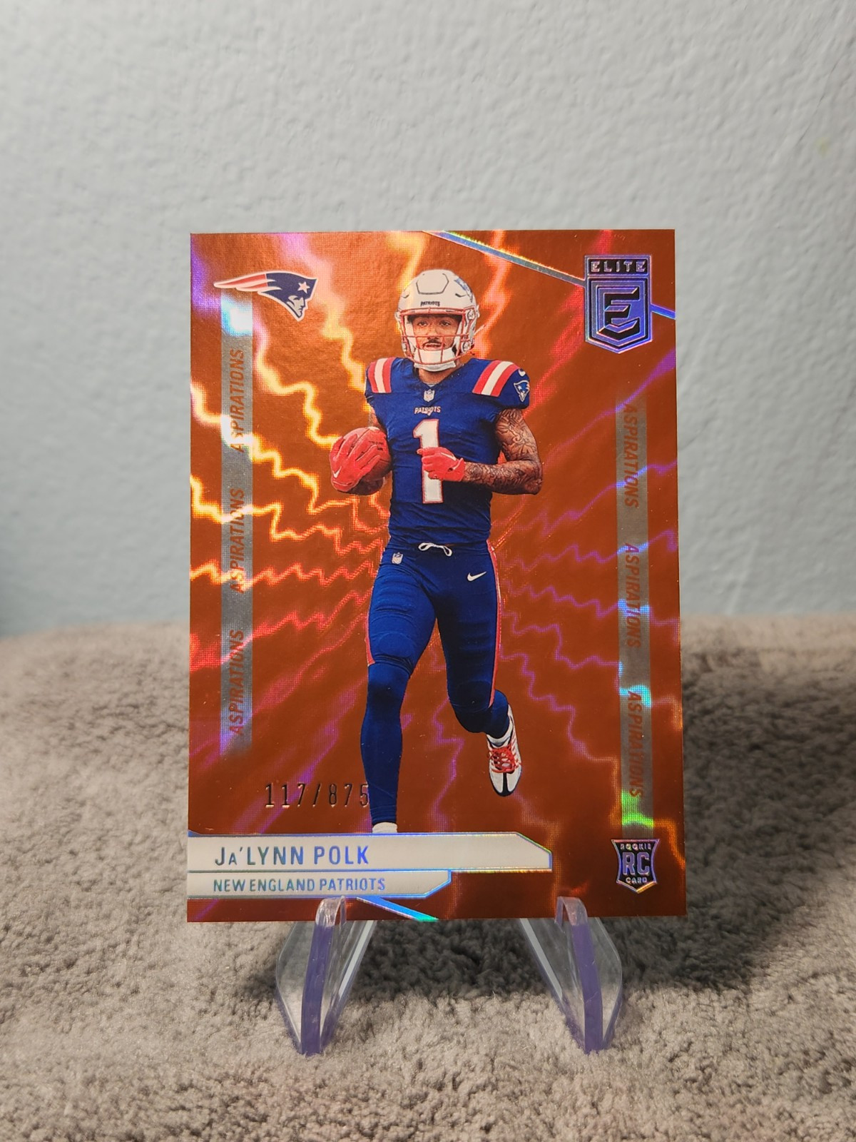 2024 Panini Donruss Elite - Red Rookie Aspirations #153 Ja'Lynn Polk (RC) - /875