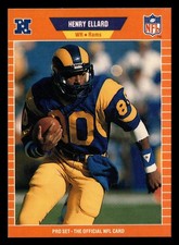 1989 Pro Set Henry Ellard [Base] Base Set
