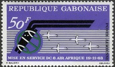 Gabon 1963 Air Afrique MNH (SC# C18)
