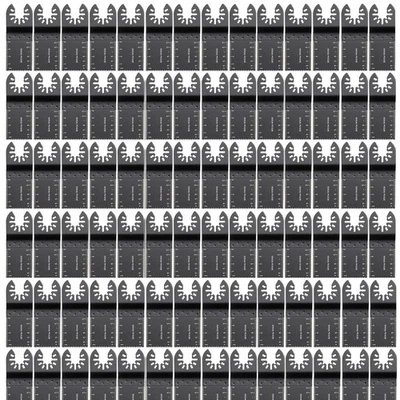 100x Oscillating Multi Tool Saw Blades Set Carbide Metal Wood Cutting Accessorie