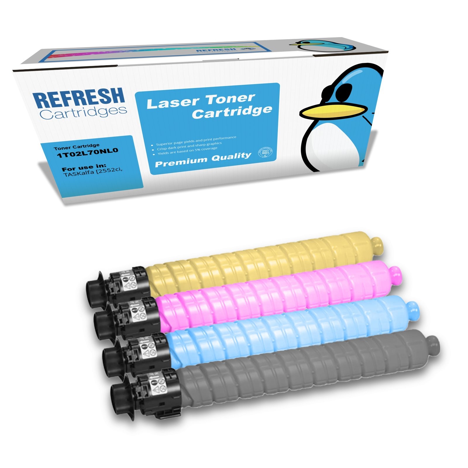 Refresh Cartridges Value Pack TK8345 Toner Compatible With Kyocera Printers