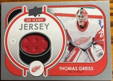 2021-22 Upper Deck UD Game Jersey Thomas Greiss #GJ-TG Detroit Red Wings