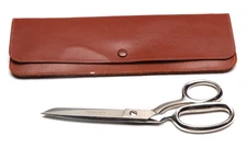 Singer Kut-Nit 1576 Garmant Shears With Genuine WISS Leather Case