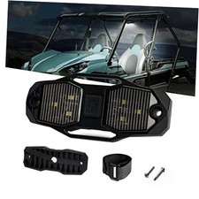 UTV Led Doom Light with Switch, 6500K White 6PC-LED, Universal Roll Bar Mount