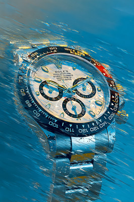 Rolex Cosmograph Daytona 24x36 Giclée Art Print Ltd 1/25 Signed COA Rombley V12