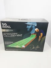 Perfect Practice Golf Putting Mat w/ Ball Return Portable Putting Green, 9.5 ft.