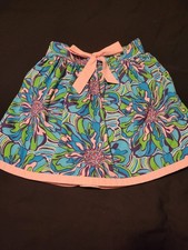 Girls Lily Pulitzer Bright Graphic Print Skirt Sz 12-14