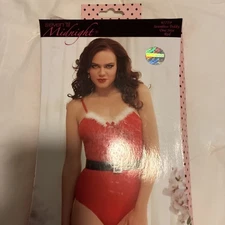 Seven Til Midnight Teddy & Belt Seamless Saint Kiss STM-9777P One Size Red NIP