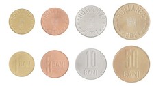 Romania 1-50 Bani, 4 Pieces Coin Set, 2018-2024, KM #441-444, Mint X 10 PCS