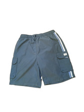 Mens Kickers Swimshorts blue/grey with white trim 34" W excellent condition