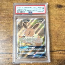 Pokemon 2019 Eevee GX SM233 SM Black Star Promo Holo PSA 8 English on eBay