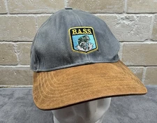 Vintage B.A.S.S.Hat Bass Anglers Sportsman Society Adjustable Strapback Cap