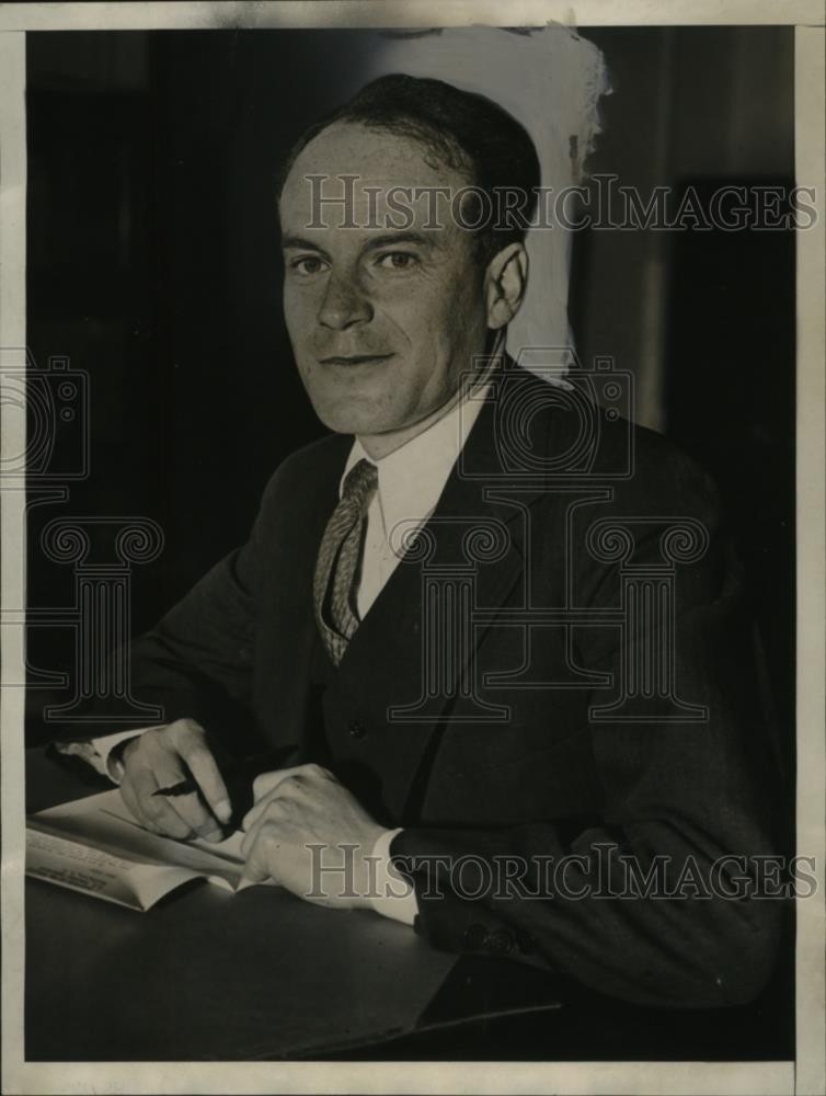 1934 Press Photo Professor Jacob Viner, Aide to Henry Morgenthau - neo05638