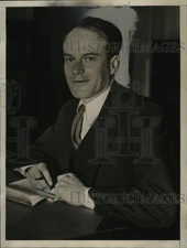 1934 Press Photo Professor Jacob Viner, Aide to Henry Morgenthau - neo05638