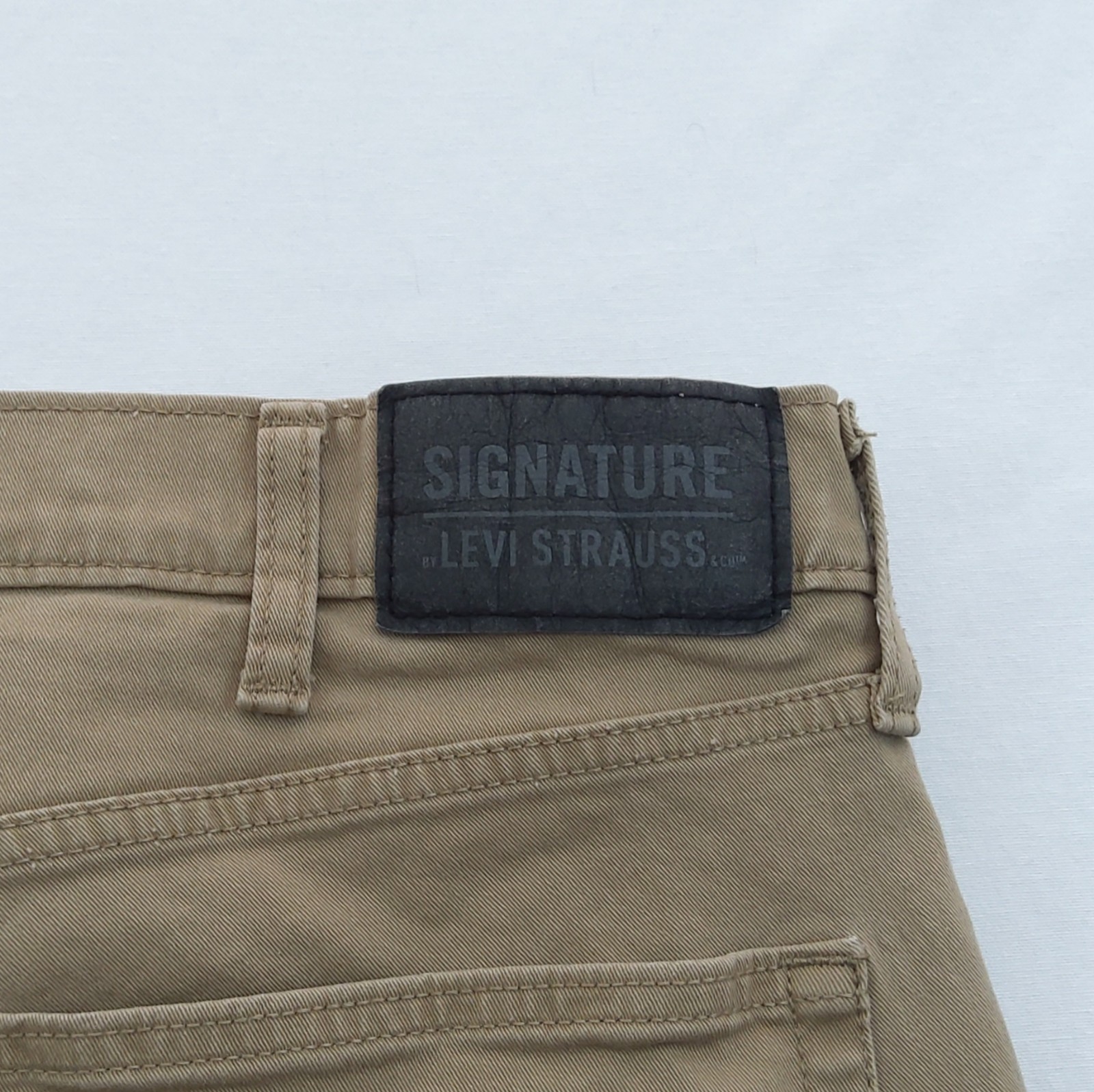 Levis Signature Athletic Fit Mens Stretch Brown Denim Jeans Size 38x30 (38×28) thumbnail 13