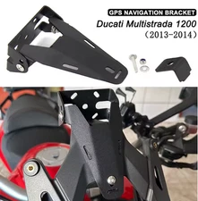For Ducati Multistrada 1200 GPS Phone Holder Stand Bracket USB Charger