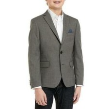 Lauren Ralph Lauren Big Boys Classic Suit Jacket - Gray