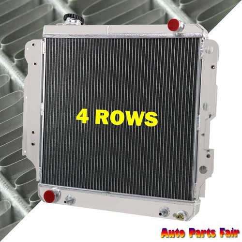 Fit 1987-2006 Jeep Wrangler YJ TJ 2.4L 2.5L 4.0L L4 L6 4-Row Aluminum Radiator - Picture 3 of 12