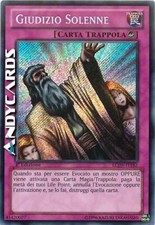 GIUDIZIO SOLENNE • (Solemn Judgment) • Segreta • LCJW IT182 • 1Ed • Yugioh!