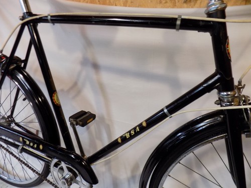 1972 BSA MENS 3-SPEED ROAD CRUISER BICYCLE VINTAGE TRIUMPH RACER RALEIGH BLACK! - Picture 5 of 24