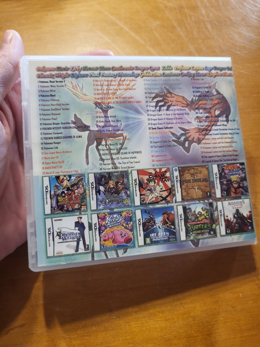 Nintendo 3DS Super Combo Pokemon Mario 208 in 01 128 Multi Game READ